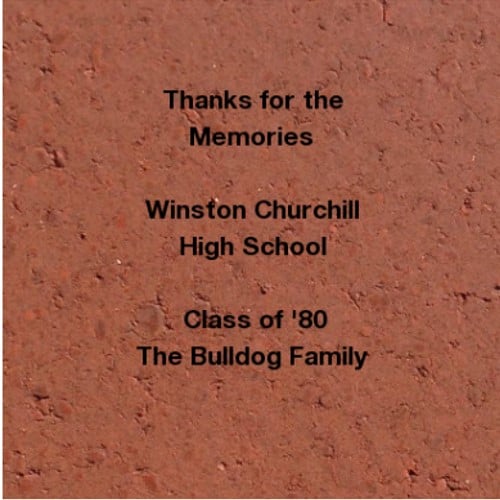 Booster Club Paver Project