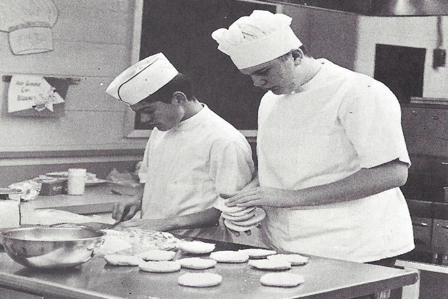 Rockville High School Cafeteria in the early years Rockville High School Cafeteria in the early years