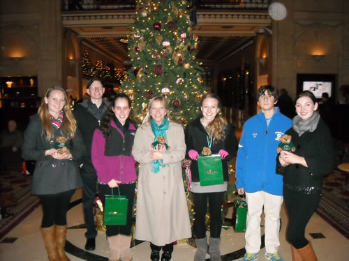 Group in front of Tree