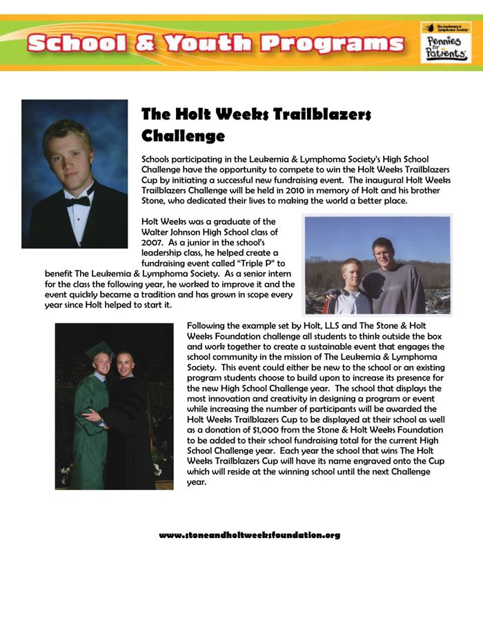 Holt Weeks Trailblazers Challenge