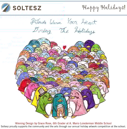 holiday card winner 2013 Soltesz