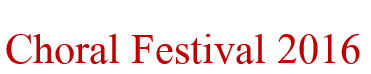 choral festival  2016