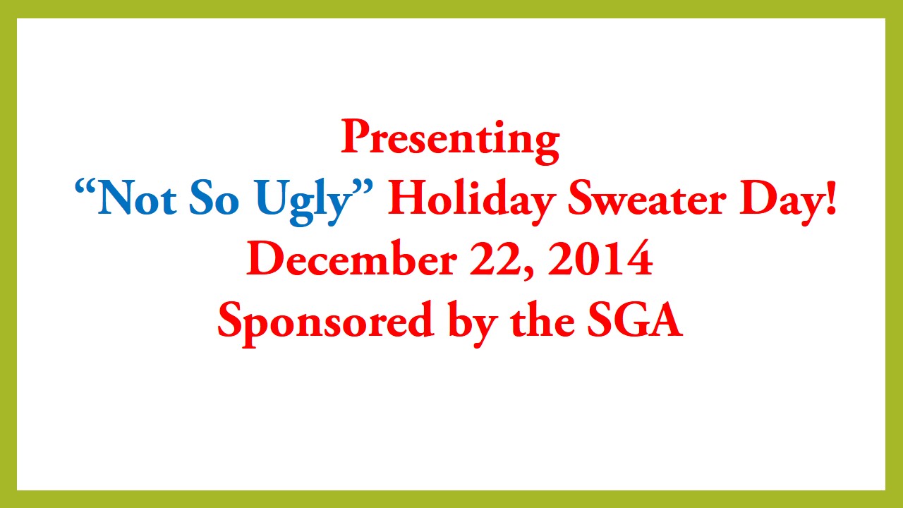 ugly sweater?1