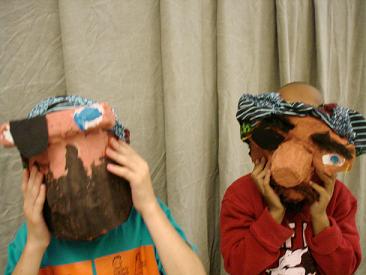 kids in masks