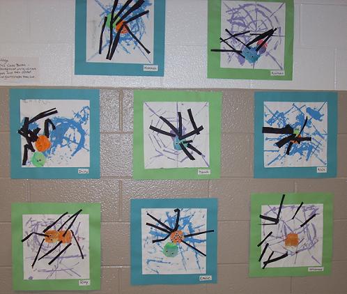 very busy spiders