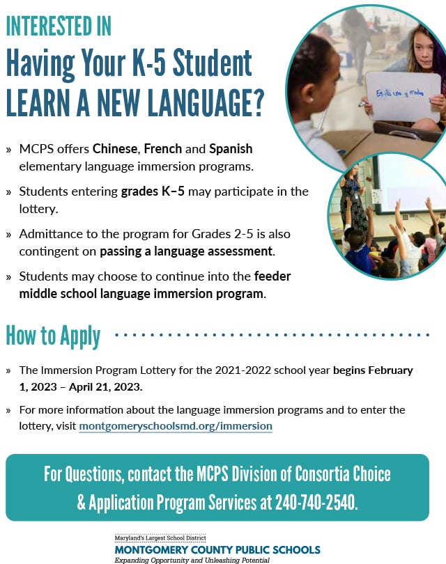 Immersion Language K 2023
