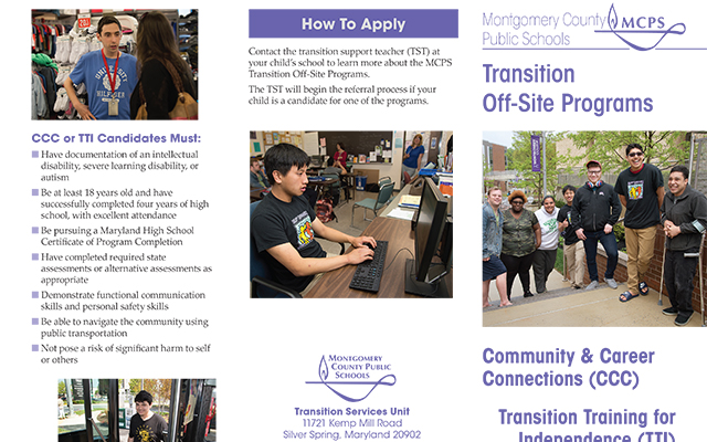 Community and Career Connections (CCC)/Transition Training for Independence (TTI)