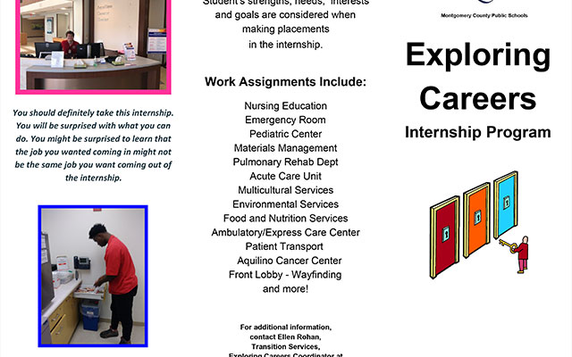 Exploring Careers Internship Program IMage