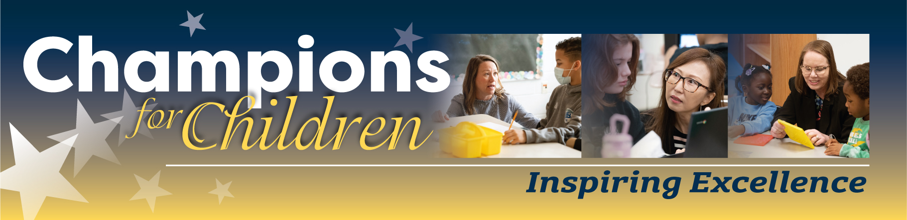 champions for children 2023 banner